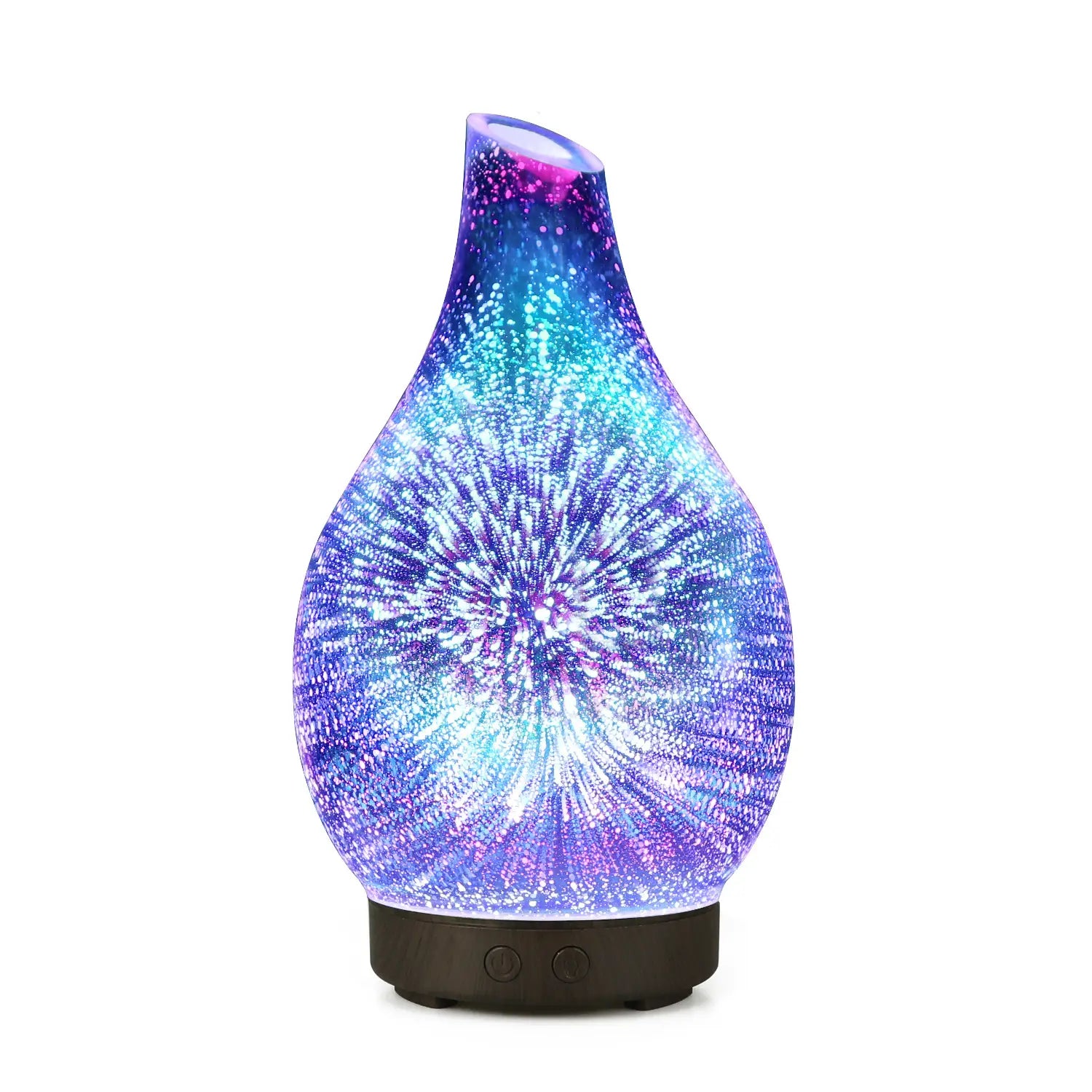 Colorful 3D Firework Essential Oil Aroma Diffuser Lamp with LED