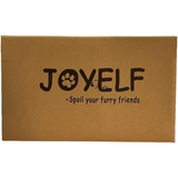 Brown cardboard box with JOYELF logo for Cozy Christmas Orthopedic Dog Bed with memory foam