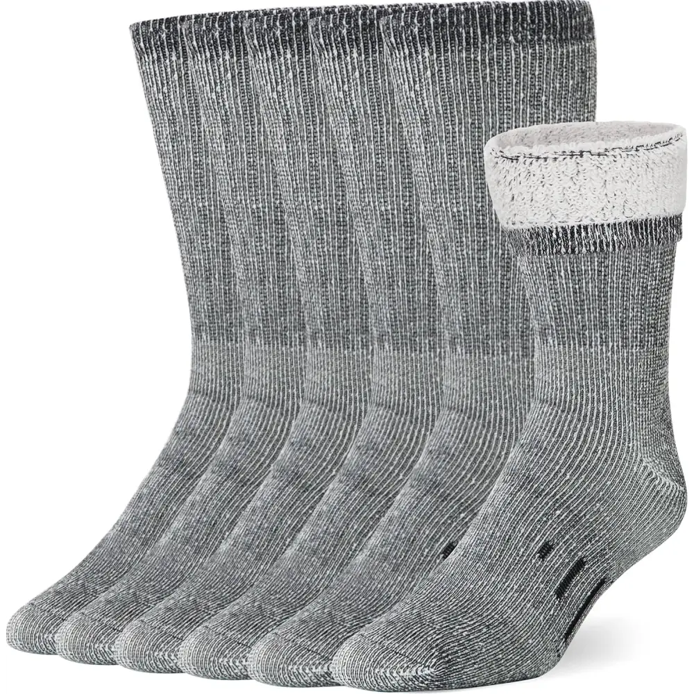 Cozy Merino Wool Winter Socks - Warm Casual Boot Socks for Men & Women