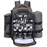 Hap Tim Picnic Backpack with utensils, plates, and compartments for outdoor meals