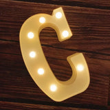 Illuminated letter C with glowing light bulbs in an illuminated marquee letters design