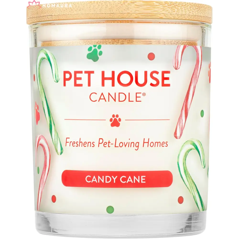 Pet House Sunwashed Cotton Eco-Friendly Soy Candle in a jar for pet odor eliminators