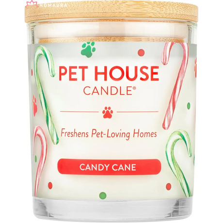 Pet House Sunwashed Cotton Eco-Friendly Soy Candle in a jar for pet odor eliminators