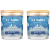 Pet House Moonlight scented eco-friendly soy candles for effective pet odor eliminators