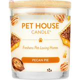 Pet House Pecan Pie Scented Eco-Friendly Soy Candle in Glass Jar for Odor Eliminators House