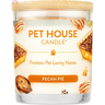 Pet House Pecan Pie Scented Eco-Friendly Soy Candle in Glass Jar for Odor Eliminators House