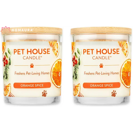 Pet House Sunwashed Cotton Eco-Friendly Soy Candles for odor eliminators house scent