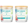 Two Pet House Eco-Friendly Soy Candles in Mediterranean Sea fragrance for odor control