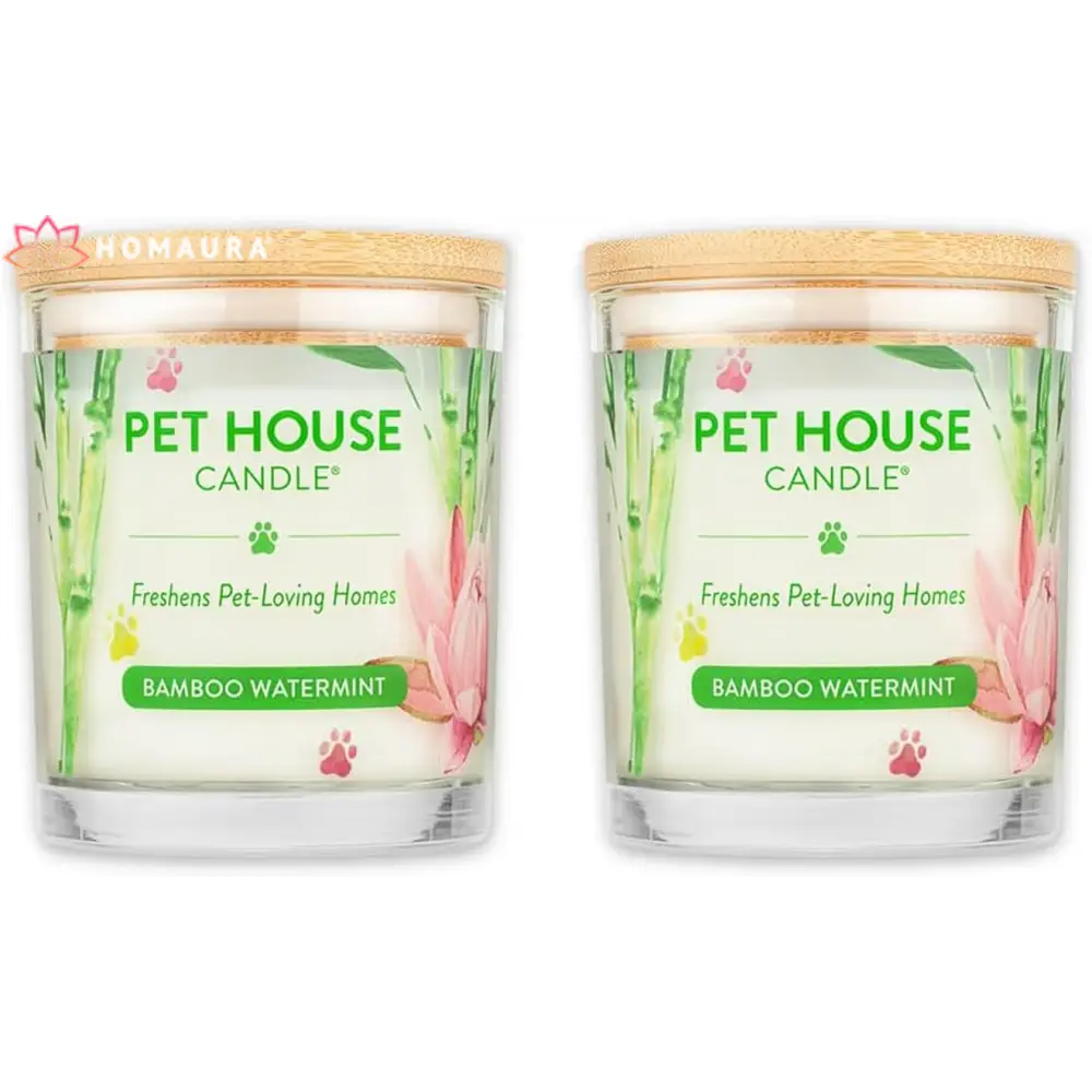 Pet House Sunwashed Cotton Eco-Friendly Soy Candles for odor eliminators house