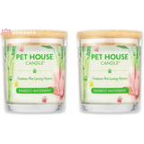 Pet House Sunwashed Cotton Eco-Friendly Soy Candles for odor eliminators house