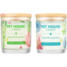 Pet House Eco-Friendly Soy Candles for Odor Control in Bamboo Watermint and Mediterranean Sea