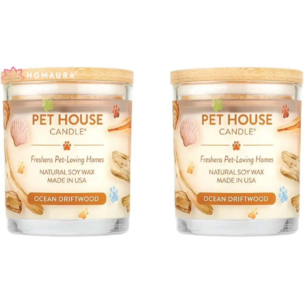 Pet House Ocean Driftwood Eco-Friendly Soy Candles for Odor Eliminators House