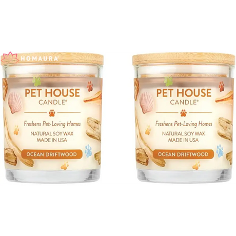 Pet House Ocean Driftwood Eco-Friendly Soy Candles for Odor Eliminators House