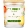 Pet House Sunwashed Cotton Eco-Friendly Soy Candle Fresh Citrus for odor eliminators house