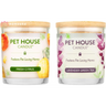 Two Pet House Eco-Friendly Soy Candles for Odor Control in Fresh Citrus and Lavender scents