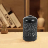 Black Sacred Tree Essential Oil Diffuser with tree branch design for ultrasonic aromatherapy