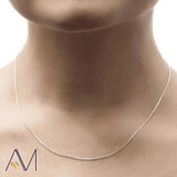 Sterling Silver Snake Chain Necklace featuring a delicate silver snake design