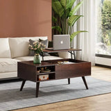 Stylish Aravis Lift Coffee Table with hidden storage and lift-top surface for modern homes