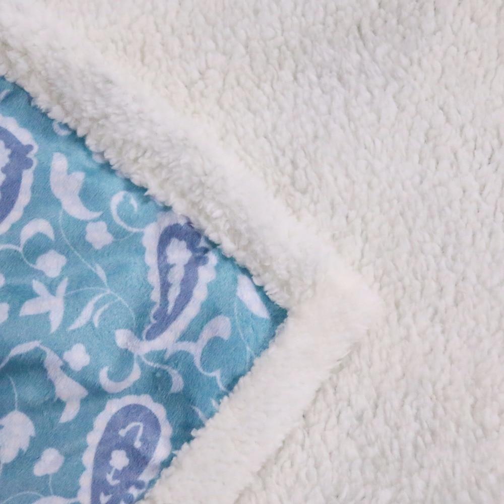 Buy Boho Turquoise Mandala Fleece Throw Blanket - HOMAURA®