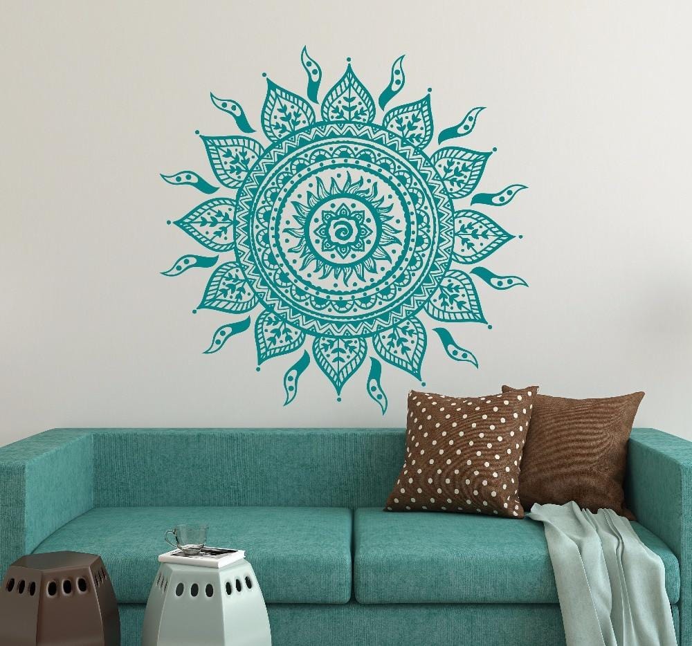 Nature Inspired Vibrant Floral Printed Wall Stickers / Decals for Home –  Kotart